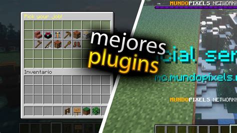 LOS MEJORES PLUGINS PARA TU SERVIDOR DE MINECRAFT 3 YouTube