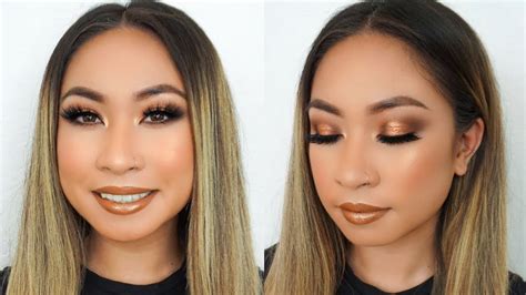 Client Makeup Tutorial Bronzy Makeup Youtube