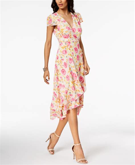 Betsey Johnson Floral Print Wrap Dress Macys