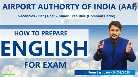 HOW TO PREPARE FOR ENGLISH SUBJECT FOR AAI JE EXAM CRACK AAI JE