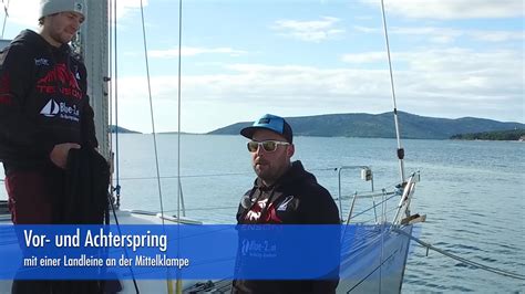 Achterspring Und Vorspring Mit Einer Leine Skipper 360 Das