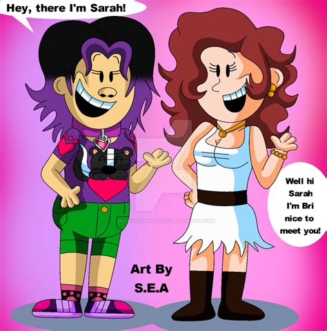 T Art Sarah Meets Bri By Skunkynoid On Deviantart