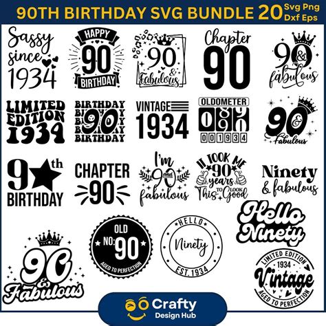 Th Birthday Svg Bundle Designs And Fabulous Svg It Took Years