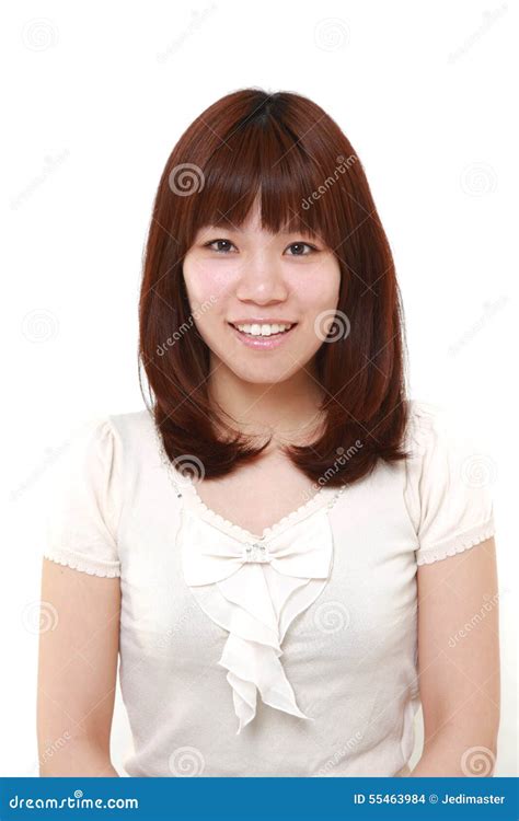 Japanese Woman Smiles Stock Photo Image Of Japanese 55463984