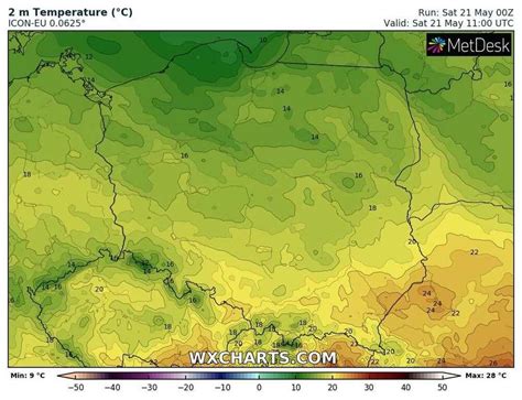 Pogoda Na 21 Maja 2022 Wichury W Polsce Miejscami Spadnie Deszcz I