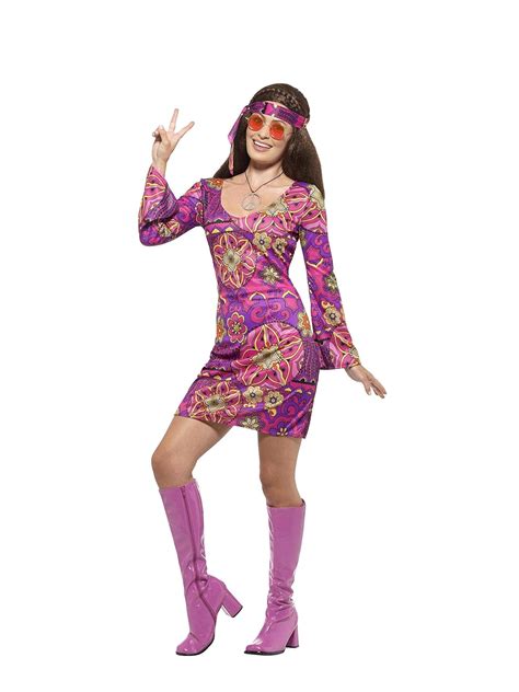 1960s Costumes 60s Hippie Mod Spy Go Go Dancer