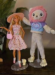 Amazon Barbie Cutie Reveal Doll With Blonde Hair Lion Plush Costume 10 Suprises Include