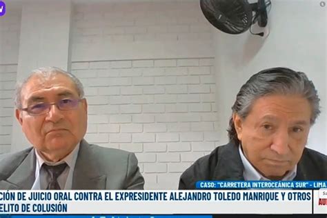 🔴 En Vivo Alejandro Toledo En Juicio Continúa Audiencia Contra