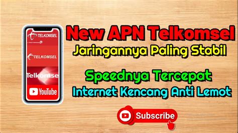 New Apn Telkomsel Jaringannya Paling Stabil Speednya Tercepat