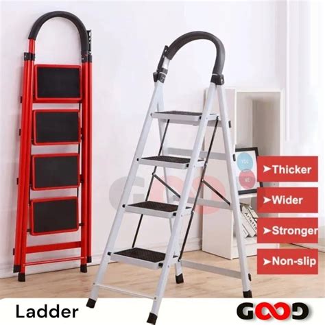 Jual Tangga Lipat Besi 3 4 Step Tangga Aman Ringan Foldable Ladder