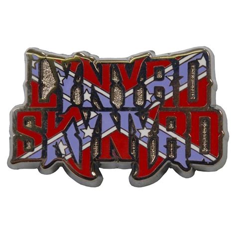 Lynyrd Skynyrd Flag Logo ピンバッジ Tradmode