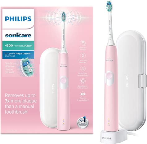 Philips Sonicare ProtectiveClean model 4300 Electric Toothbrush, Pastel ...