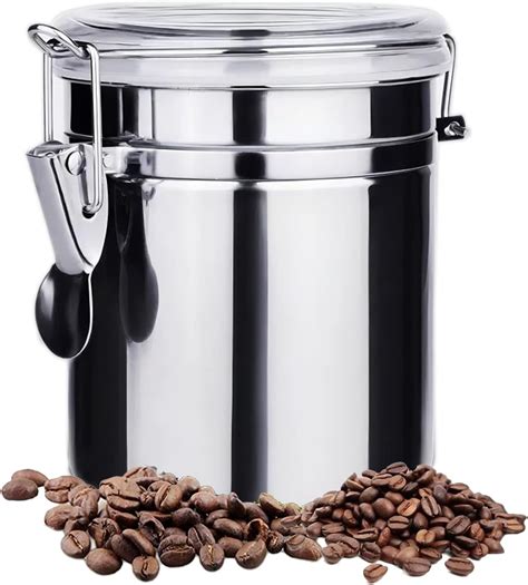 Amazon Mairuker Coffee Bean Storage Stainless Steel Vacuum Sealed