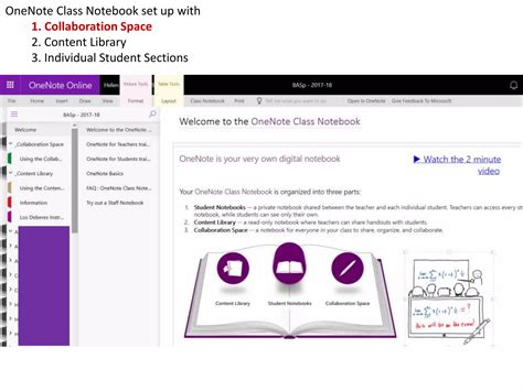 One note class notebook examples | PPT