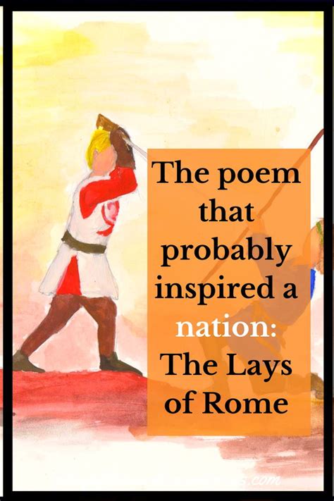 The Lays Of Ancient Rome Ancient Rome Writers And Poets Dying Well