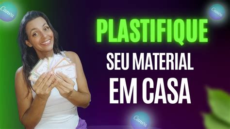 Aprenda A Plastificar Seu Material Pedag Gico Em Casa Youtube