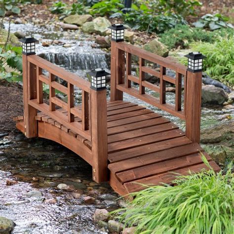 Hayneedle - Walmart.com | Backyard bridges, Garden bridge design, Wooden bridge garden