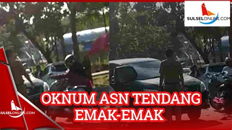 Viral Video Oknum ASN Tendang Emak Emak Pemotor Hingga Tersungkur