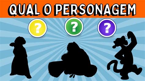 ADIVINHE O PERSONAGEM PELA SOMBRA Quiz para você YouTube