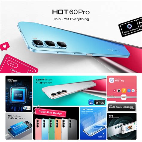 Infinix Hot Pro Smartphone Gb Gb Mediatek Helio G K Hz Amoled