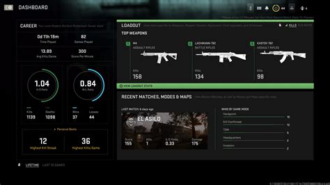 How To Check Your K D Ratio And Other Stats In Modern Warfare 2 Mw2 Combat Record Explained