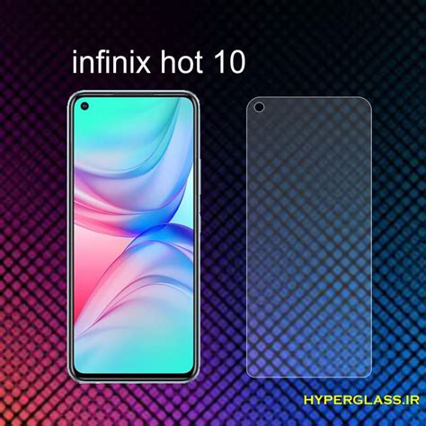 گلس محافظ صفحه نمایش نانو بلک اورجینال گوشی اینفینیکس Infinix Hot