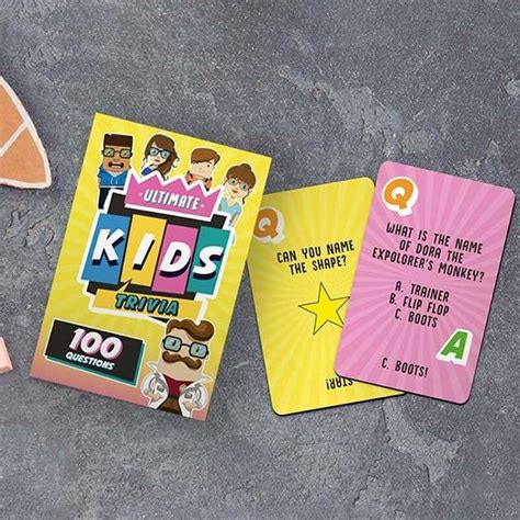 Kid-Friendly Knowledge Games : Ultimate Kids Trivia Card Game