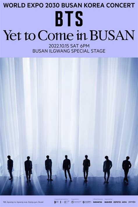 お知らせ World Expo 2030 Busan Korea Concert Bts In Busanおよびlive Play開催のご