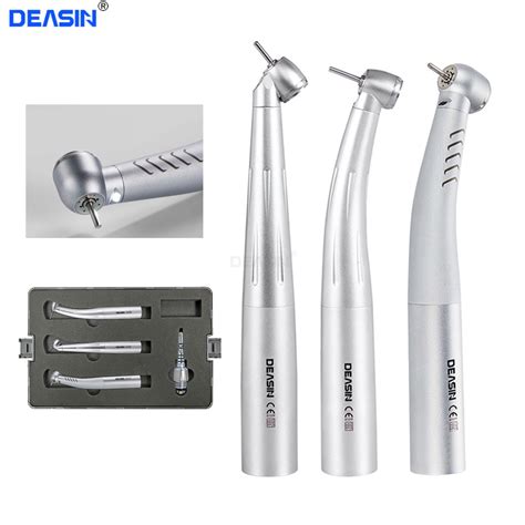 Dental F High Speed Led Handpiece Set Optical Fiber Turbine Quick