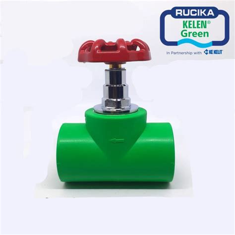 Jual Gate Valve Stop Kran Straight Way Valve Ppr Rucika Jakarta Pusat