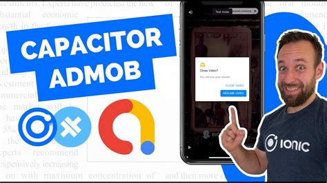 Adding AdMob To Your Ionic App With Capacitor YouTube