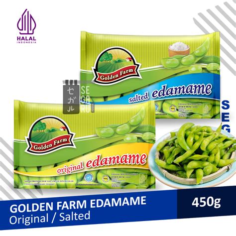 Jual GOLDEN FARM Edamame Kacang Kedelai Jepang Halal 450gr Shopee