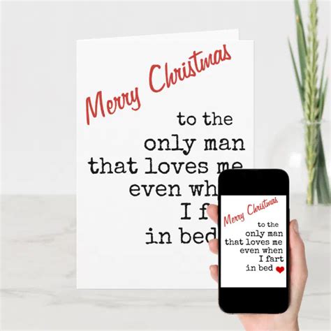 Naughty CHRISTMAS Card For Boyfriend Husband Zazzle