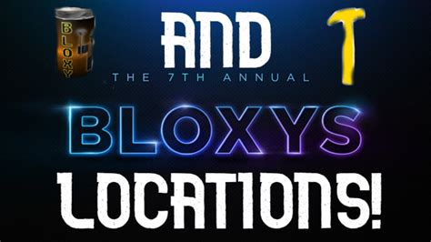 Bloxy Cola And Golden Hammer Locations Roblox 7th Annual Bloxys