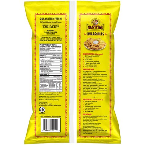 Corn Tortilla Chip Nutrition Information Home Alqu