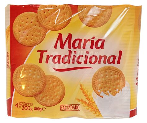 Hacendado Galleta Maria 4 Tubos 800 G