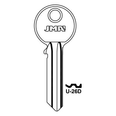 Jma Universal U D Cylinder Key Blank Jma Uk