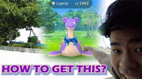 How To Get Shiny Scarf Lapras Youtube