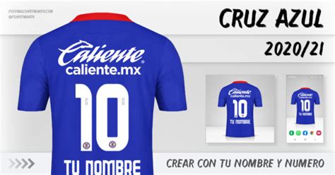 Crear Camisetas De Cruz Azul Con Tu Nombre Y N Mero