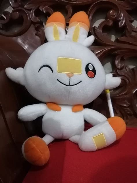 Scorbunny Pokemon Plush Toy On Carousell