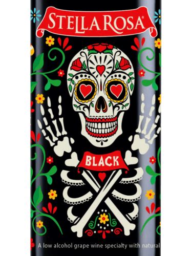 Stella Rosa Black Semi Sweet Day of the Dead Limited Edition Vivino 日本