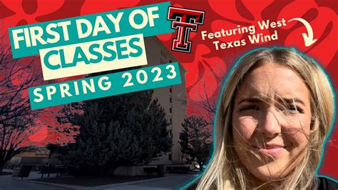 First Day Of The 2023 Spring Semester Texas Tech Vlog Squad Youtube