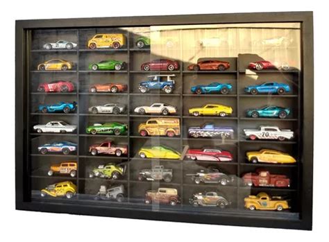 Expositor Preto Nichos Compatível C Hot Wheels Cod Parcelamento sem juros