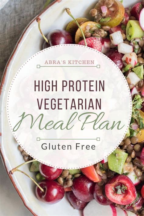 Steps To Make 7 Day Vegetarian Meal Plan High Protein