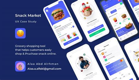 Snack Market Ux Case Study Figma Template UI4Free