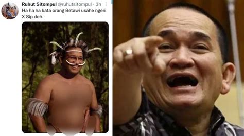 Unggah Meme Anies Baswedan Politisi Ruhut Sitompul Dikecam Warganet