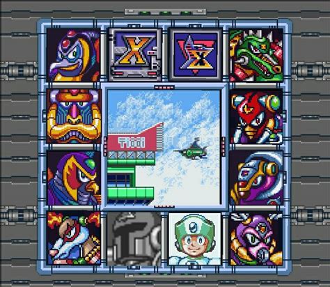 Mega Man Xtreme Stage Select Snes By Marinostyle On Deviantart