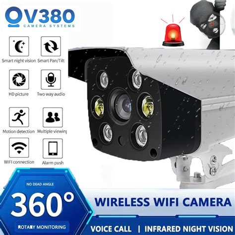 V Pro Cctv Camera Connect Cellphone With Voice Calls Smart Home Cctv