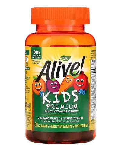 Natures Way Alive Suplemento Multivitamínico Para Niños 90gm En Venta