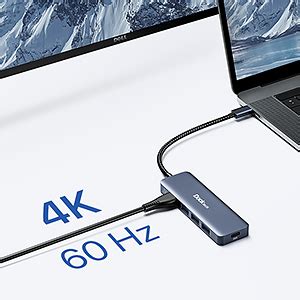 Amazon USB C ハブ 4K 60Hz HDMI出力 Dockteck 5 IN 1 USB Type C ハブ ドッキング